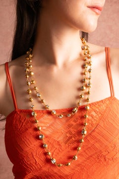 Chanel sautoir necklace by Karl Lagerfeld circa 1985