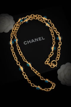 Chanel sautoir necklace by Karl Lagerfeld fall-winter 1991