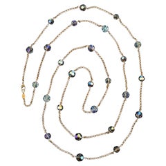 Chanel sautoir necklace by Karl Lagerfeld Spring-Summer 1992
