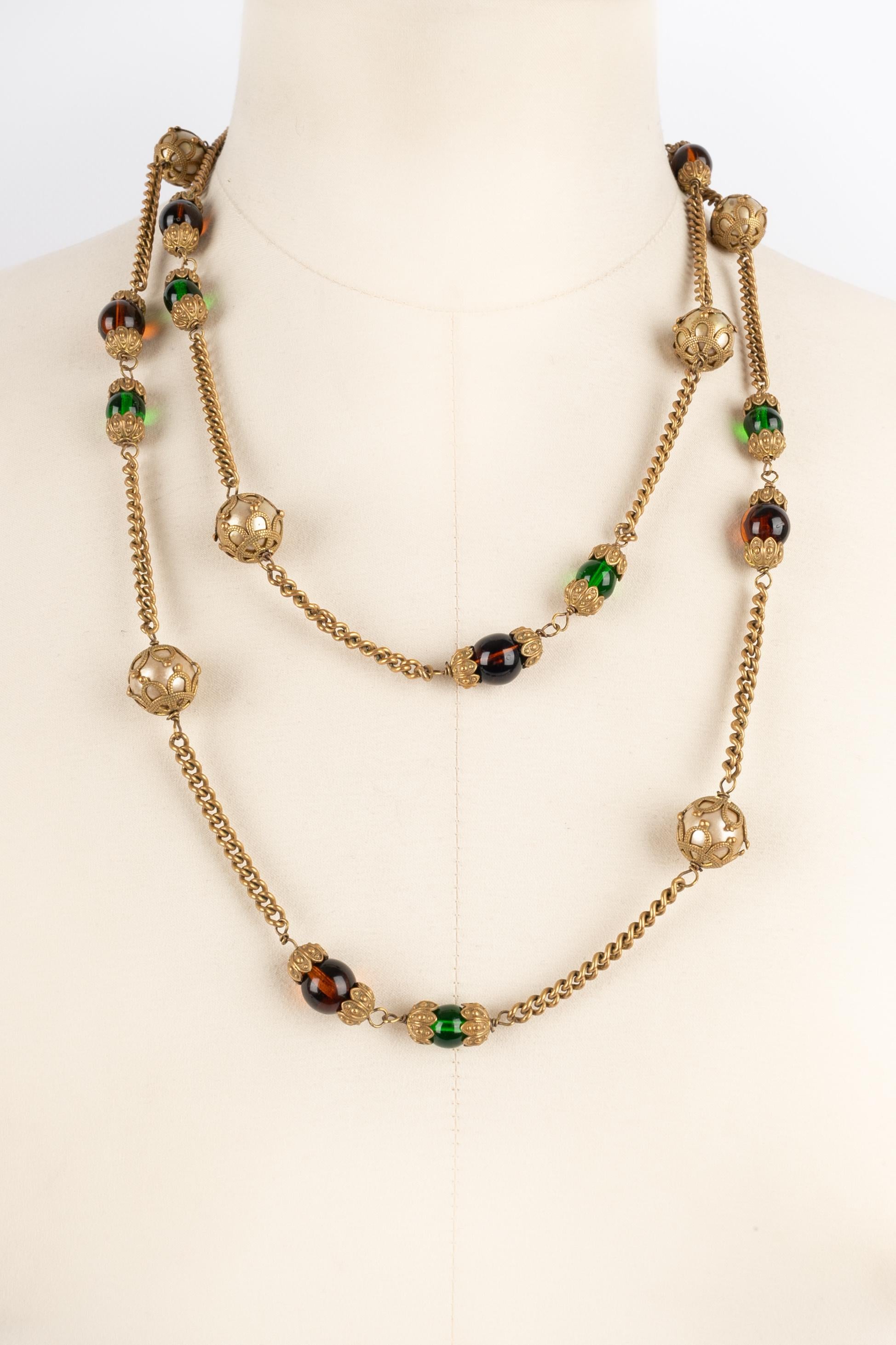 Chanel sautoir / necklace For Sale 6