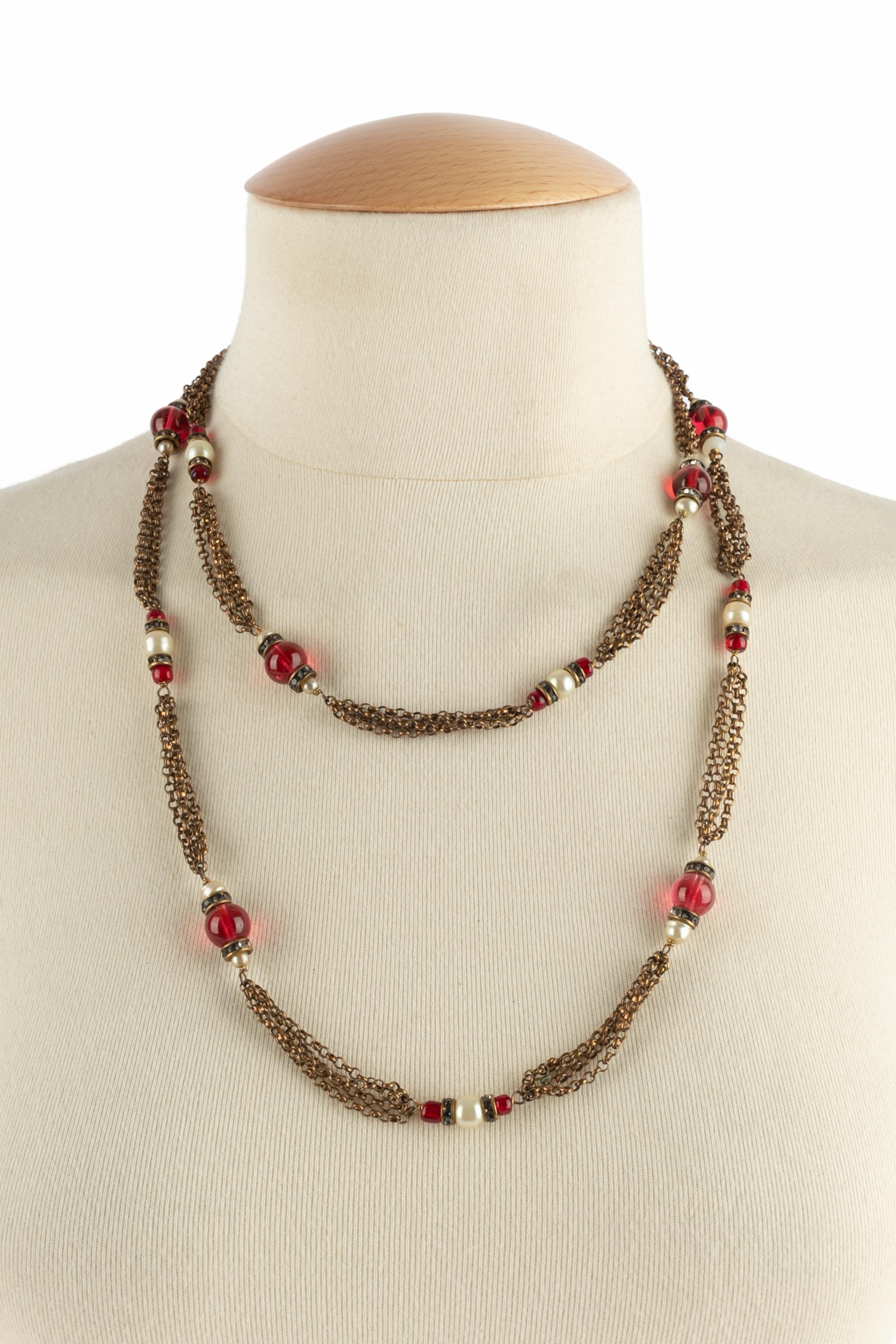 Chanel sautoir necklace For Sale 6
