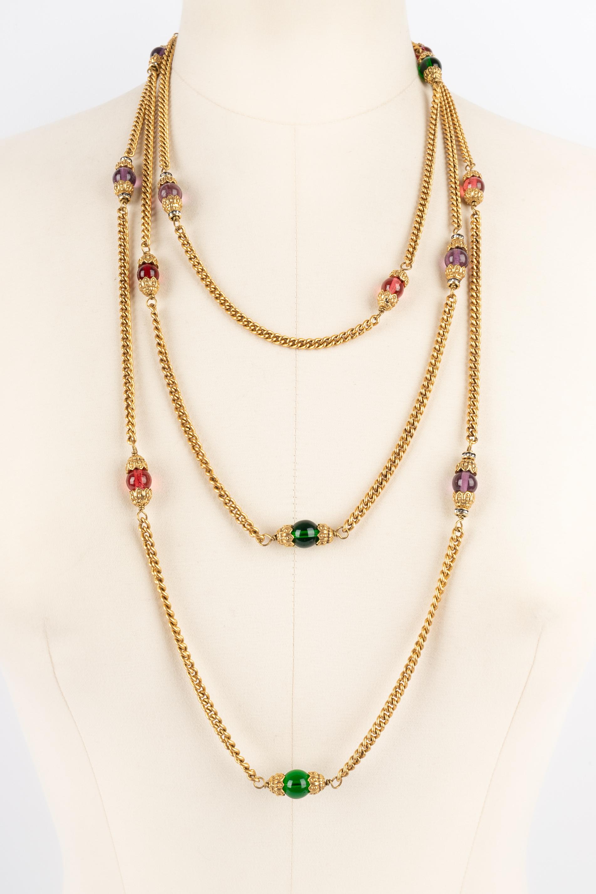 Chanel sautoir / necklace For Sale 7