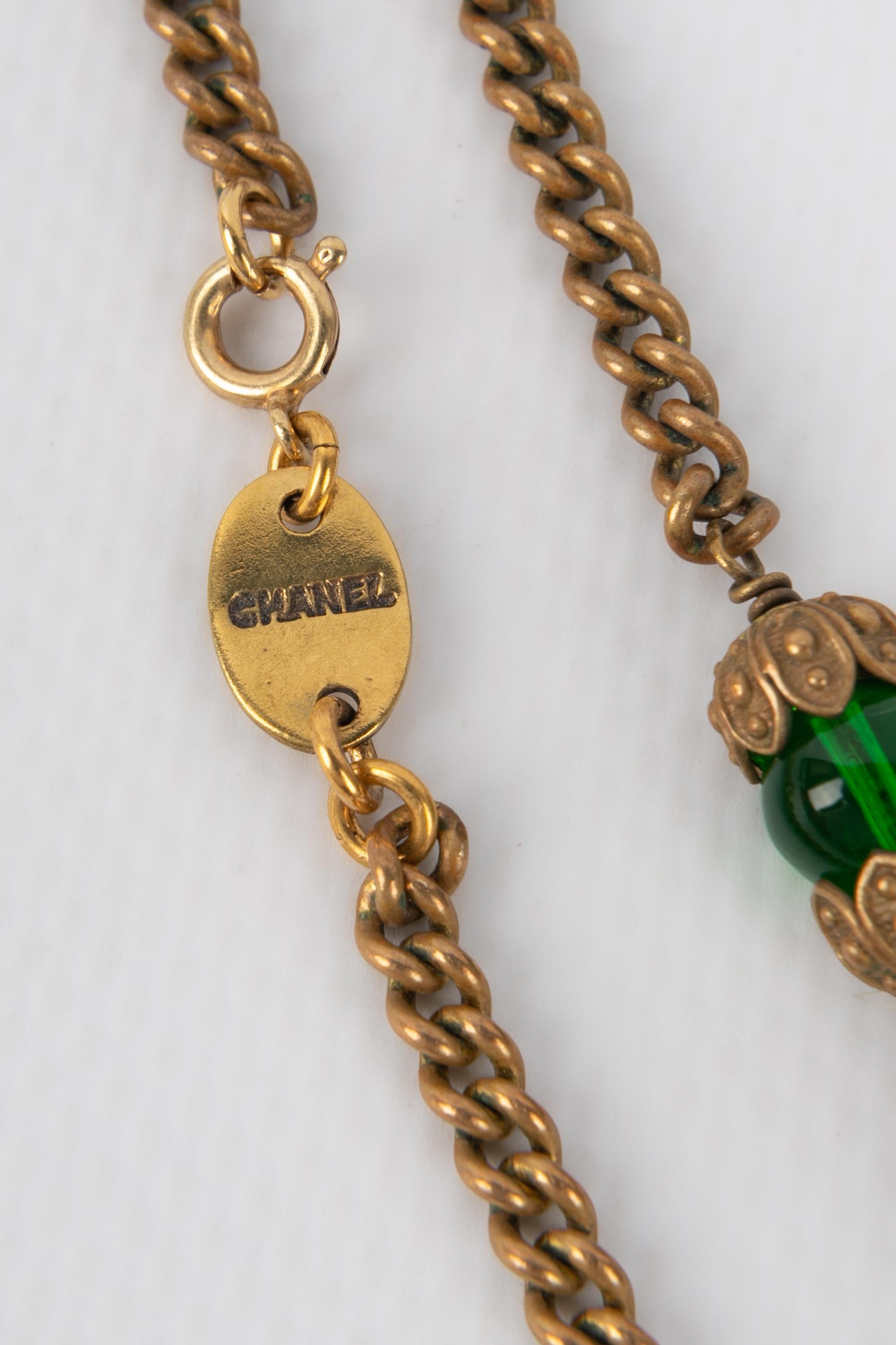 Chanel sautoir / necklace In Good Condition For Sale In SAINT-OUEN-SUR-SEINE, FR