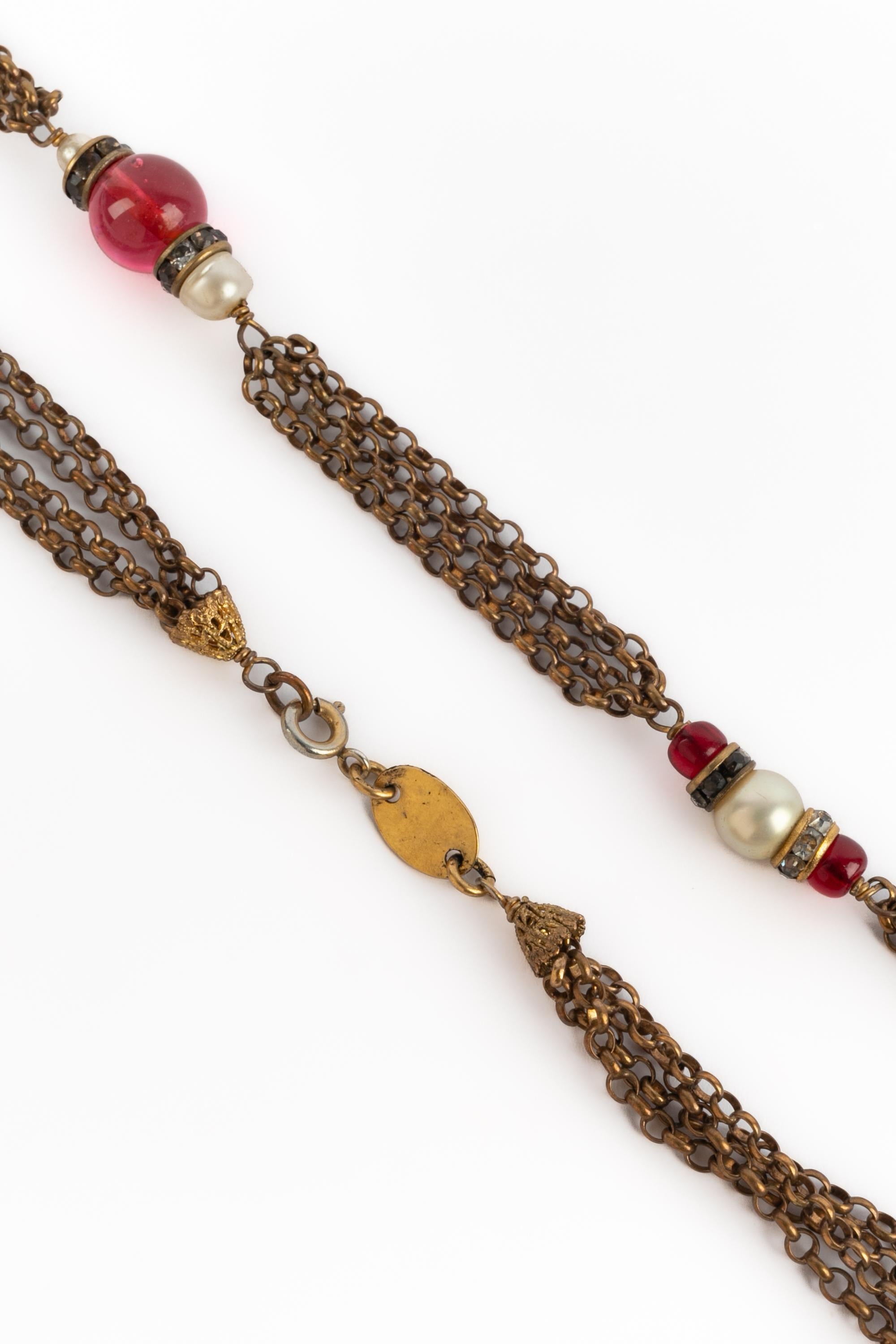 Women's Chanel sautoir necklace For Sale