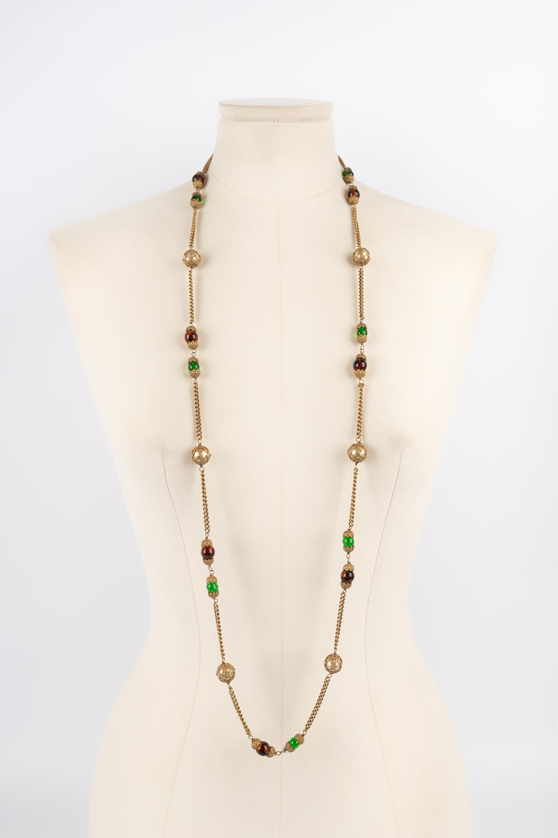Chanel sautoir / necklace For Sale 3