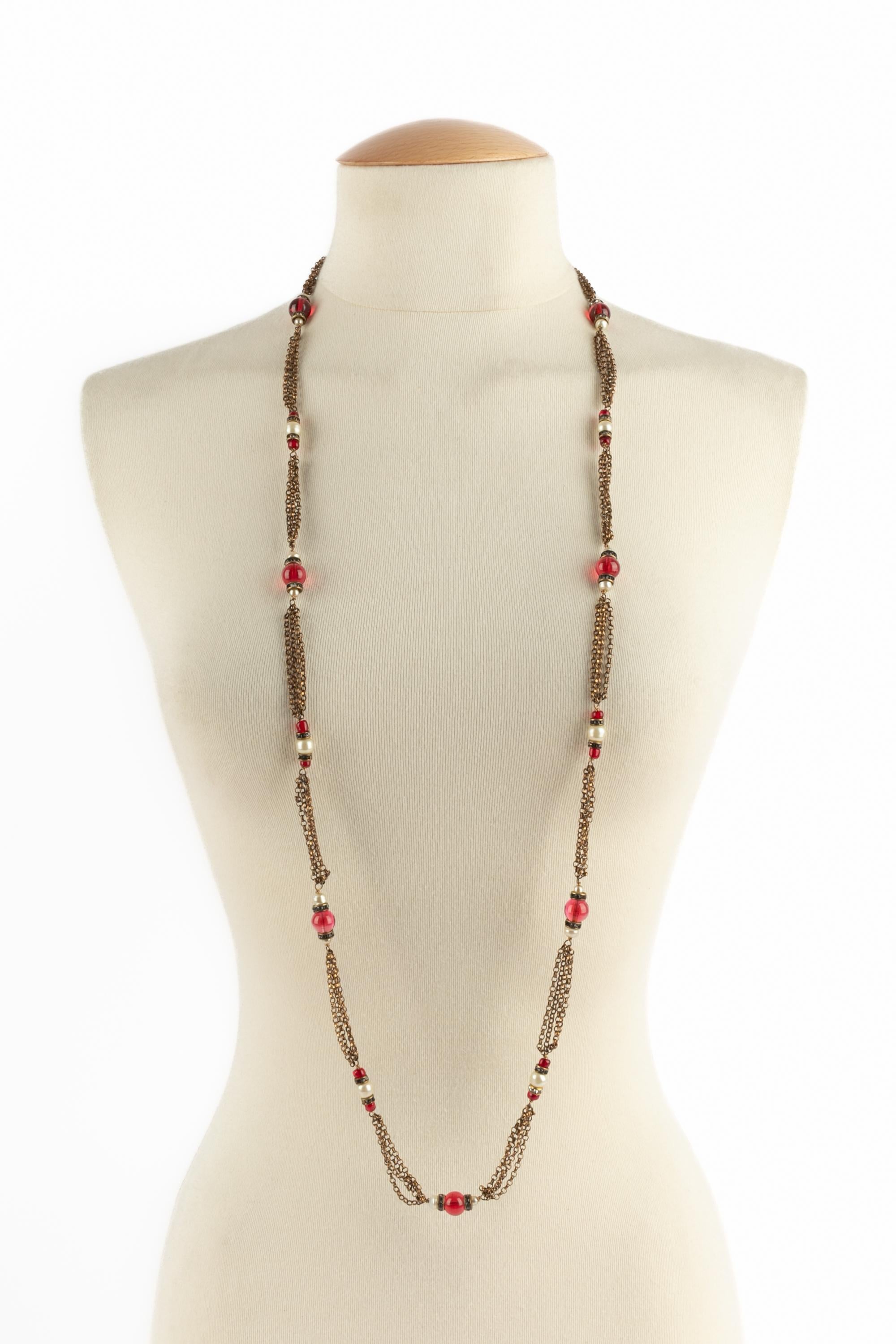Chanel sautoir necklace For Sale 4