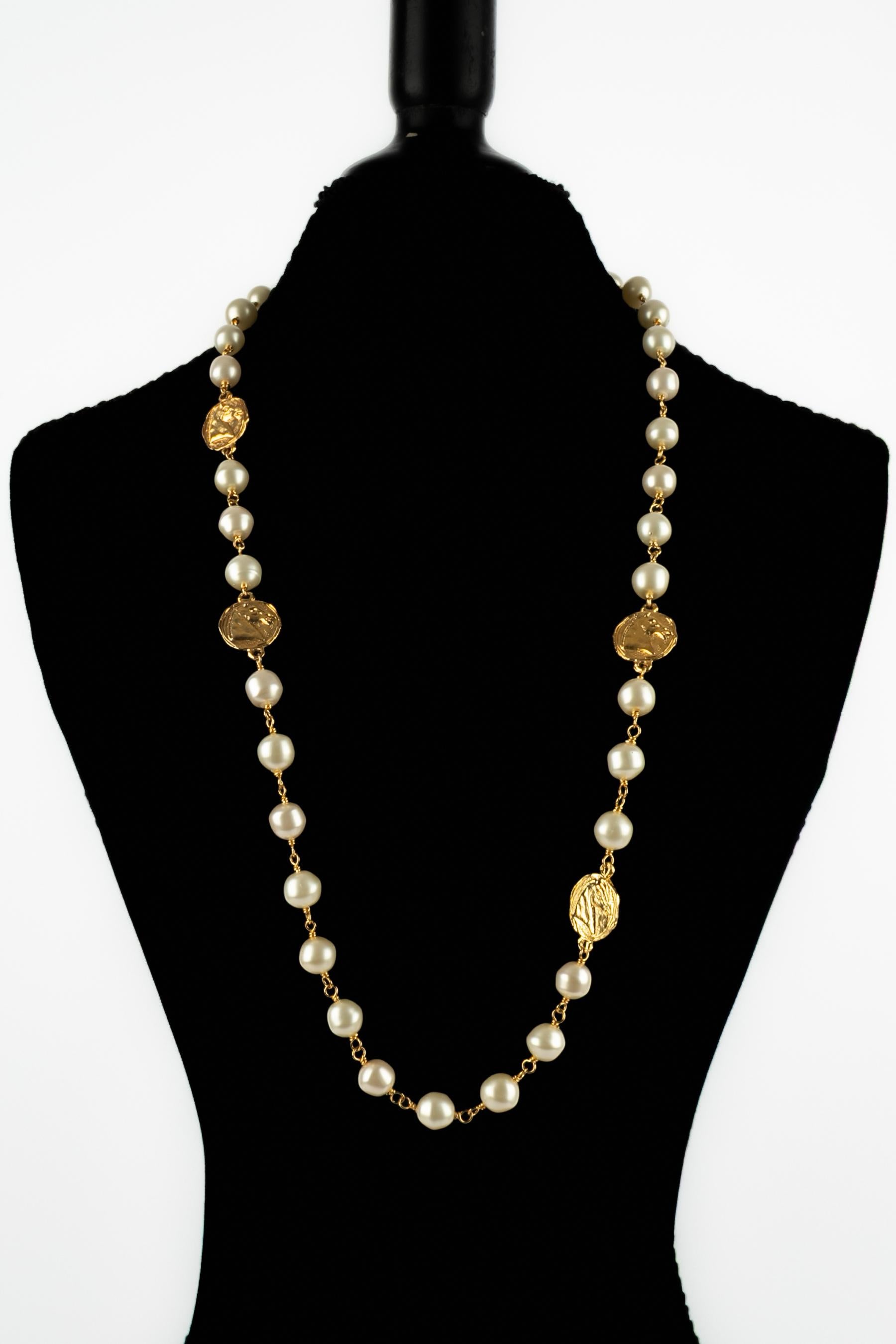 Chanel sautoir Halskette im Angebot 5