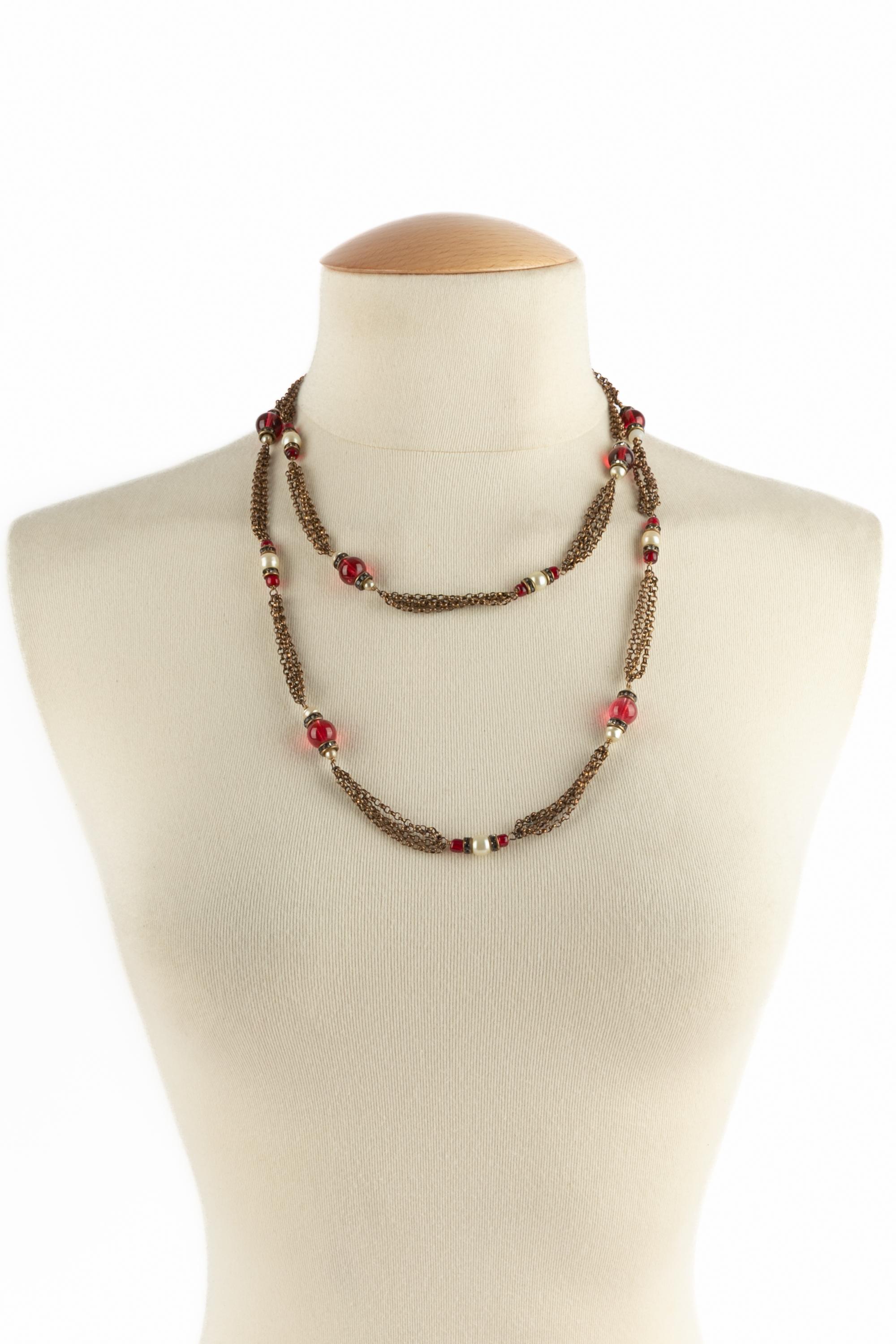 Chanel sautoir necklace For Sale 5
