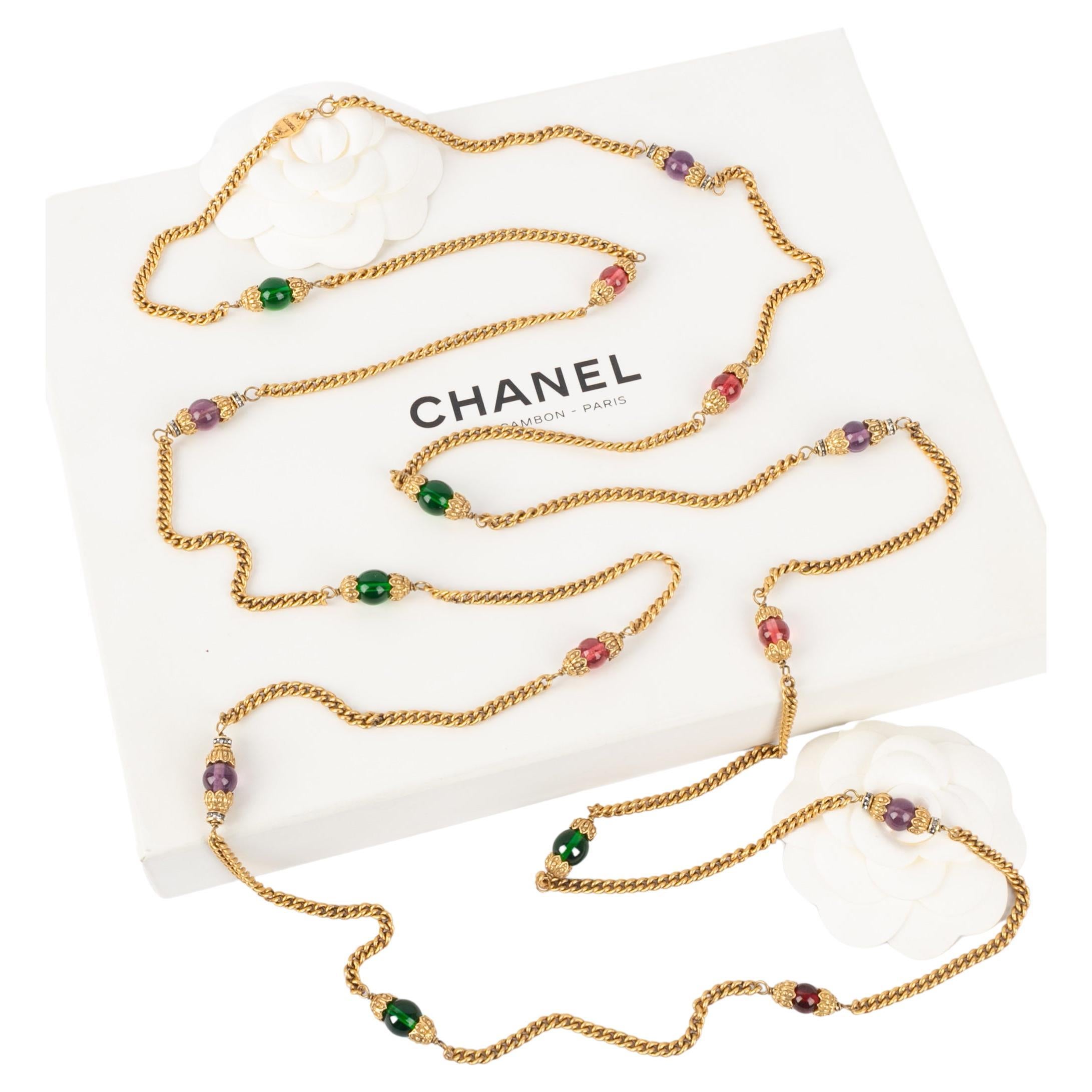 Chanel sautoir / necklace For Sale
