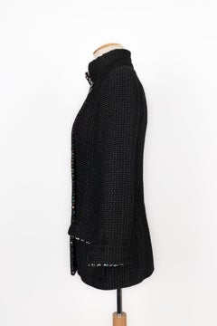 Chanel 'Scales' Black Tweed Jacket