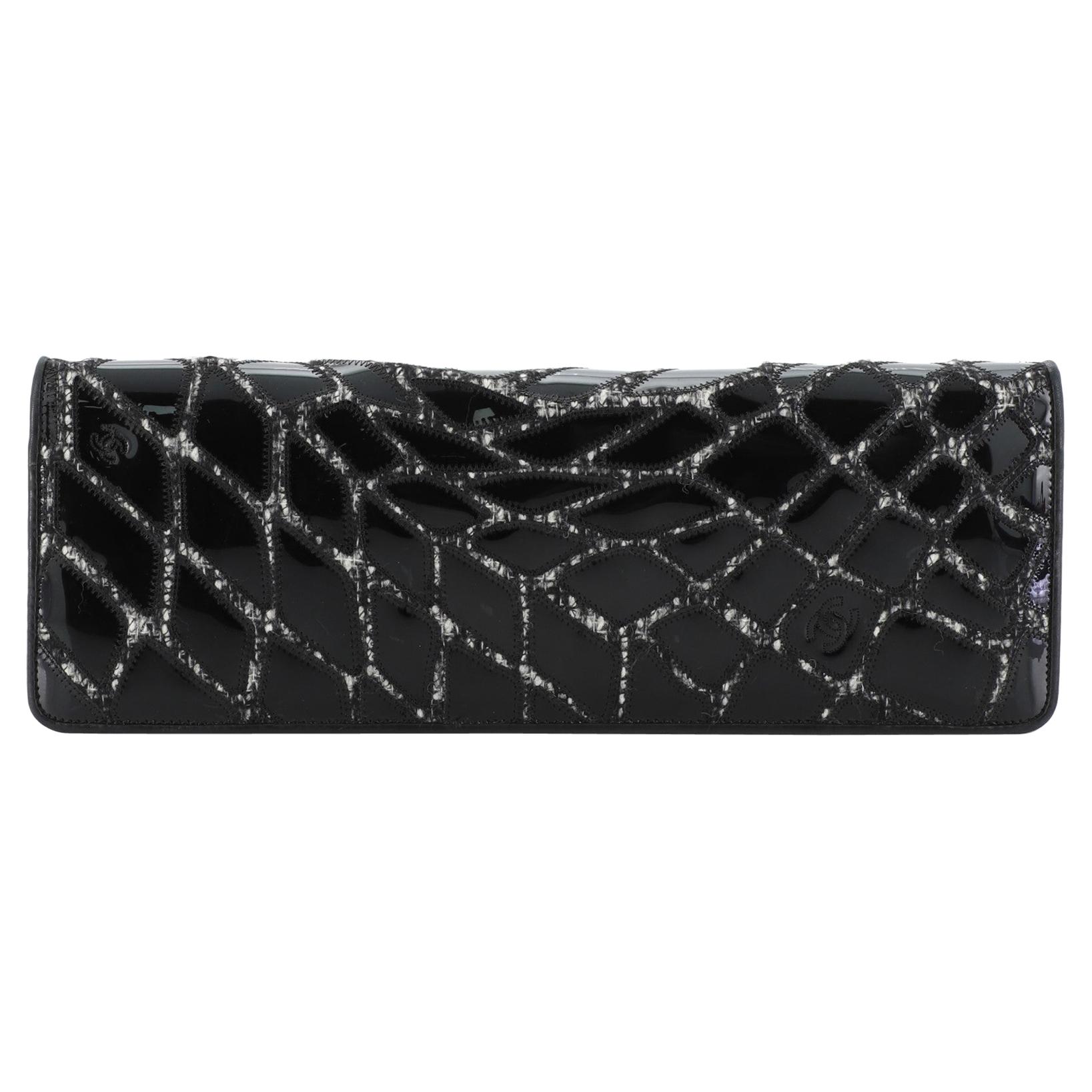 Chanel Scales Clutch Patent and Tweed