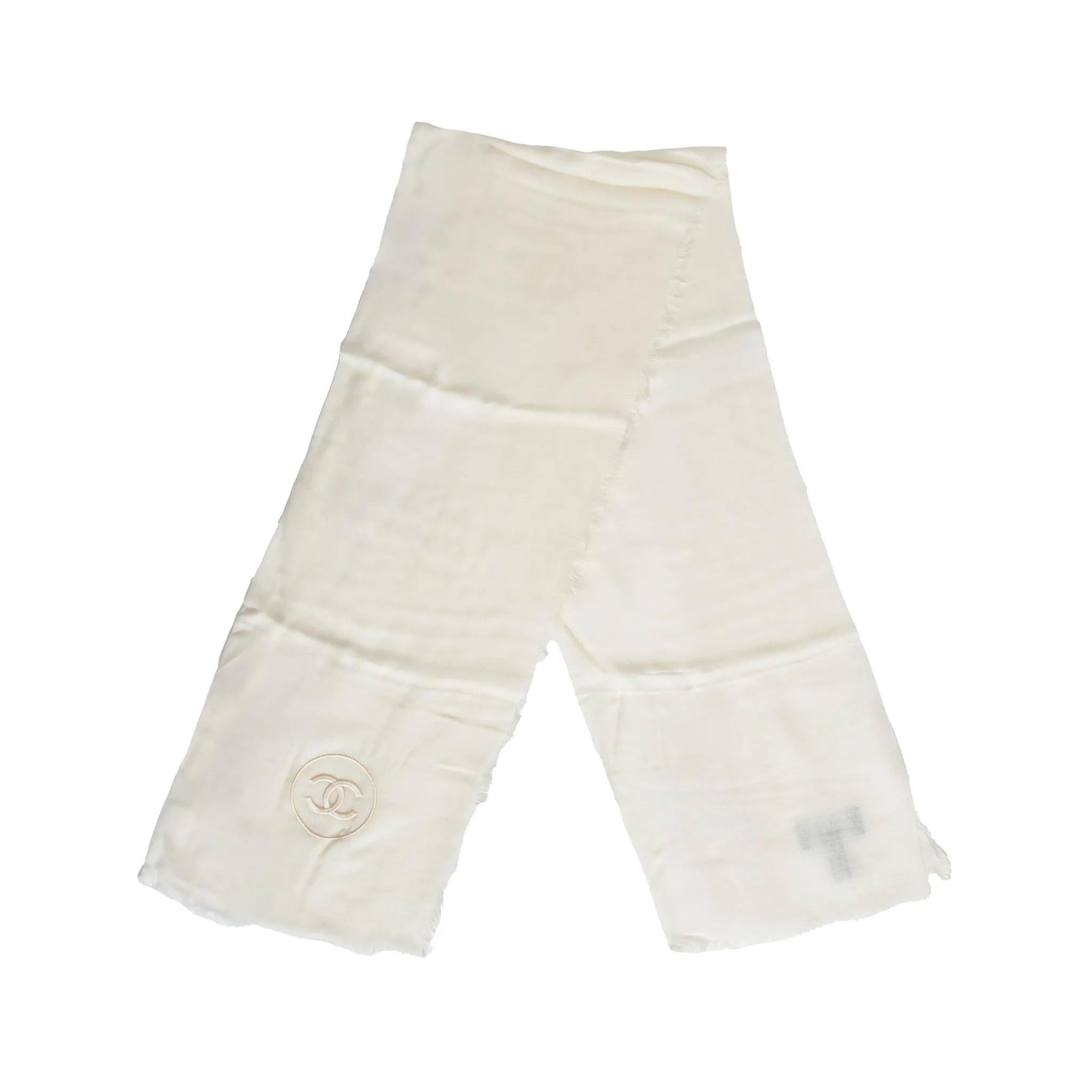 Conjunto Bufandas Chanel - Años 00 Negro en venta