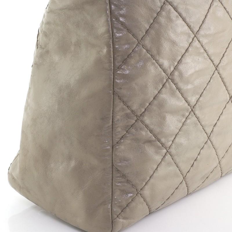 Chanel Sea Hit Shoulder Bag Quilted Iridescent Calfskin Large 1