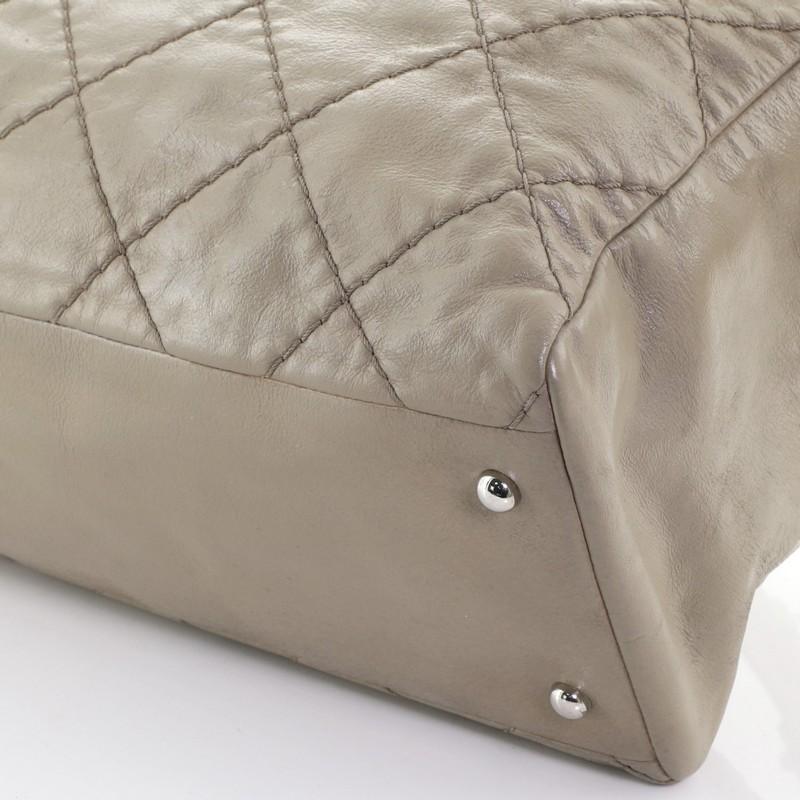 Chanel Sea Hit Shoulder Bag Quilted Iridescent Calfskin Large 2