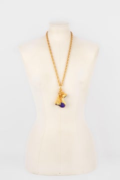 Chanel, Siegel-Halskette mit Glaspaste, 1993