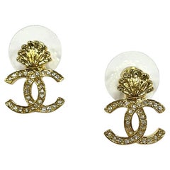 Chanel Seashell Earrings
