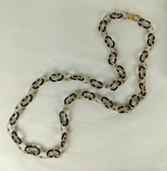 Chanel Seguso Gliederkette aus 2 getöntem Glas