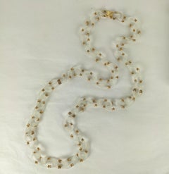 Chanel Seguso Frosted Glass Link Chain