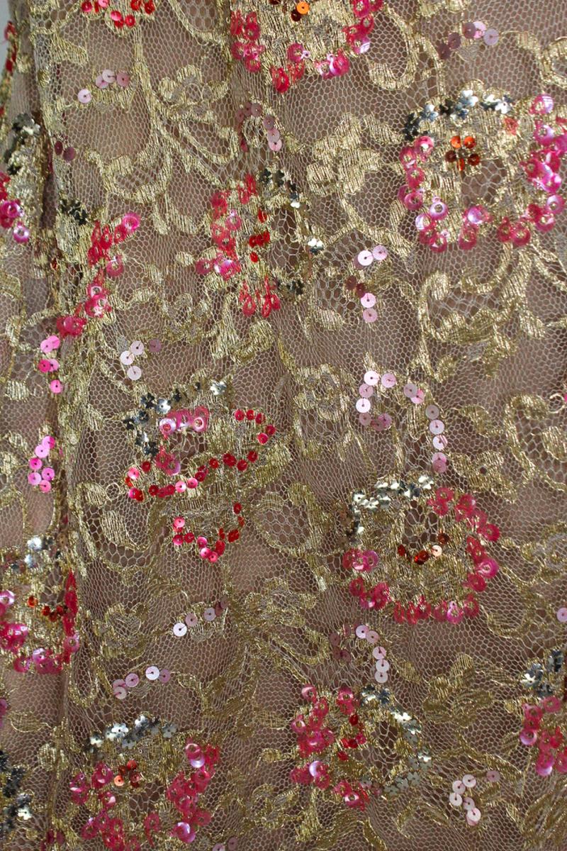 Chanel Sequin Lace Dress F/W 1996 For Sale 5