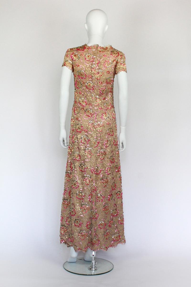 Chanel Sequin Lace Dress F/W 1996 For Sale 2
