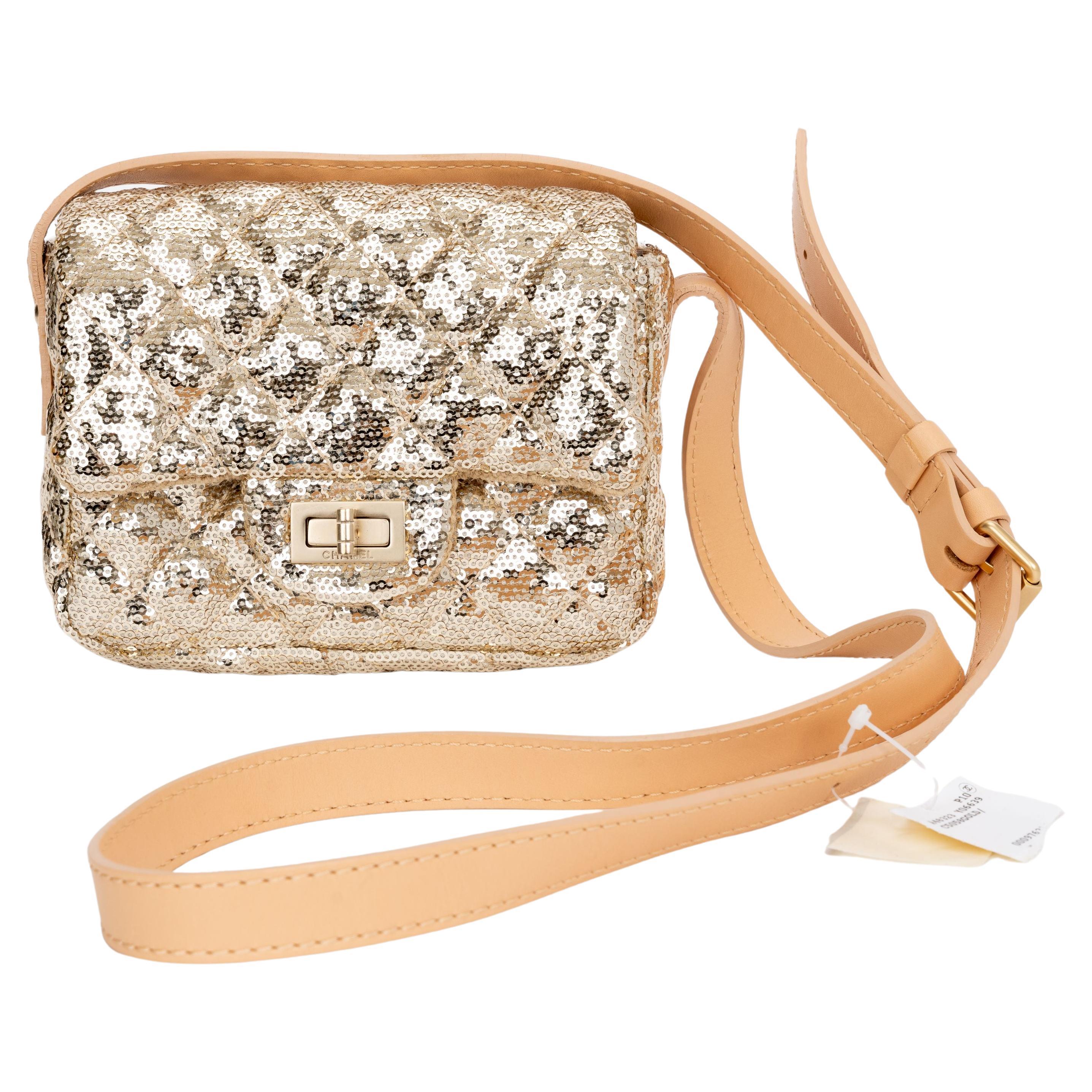 Chanel Sequin Reissue Mini Flap Bag For Sale