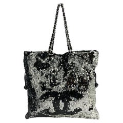 Chanel Sequin Summer Nights Drawstring Tote Bag