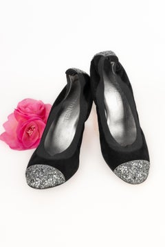 Chanel sequined pumps