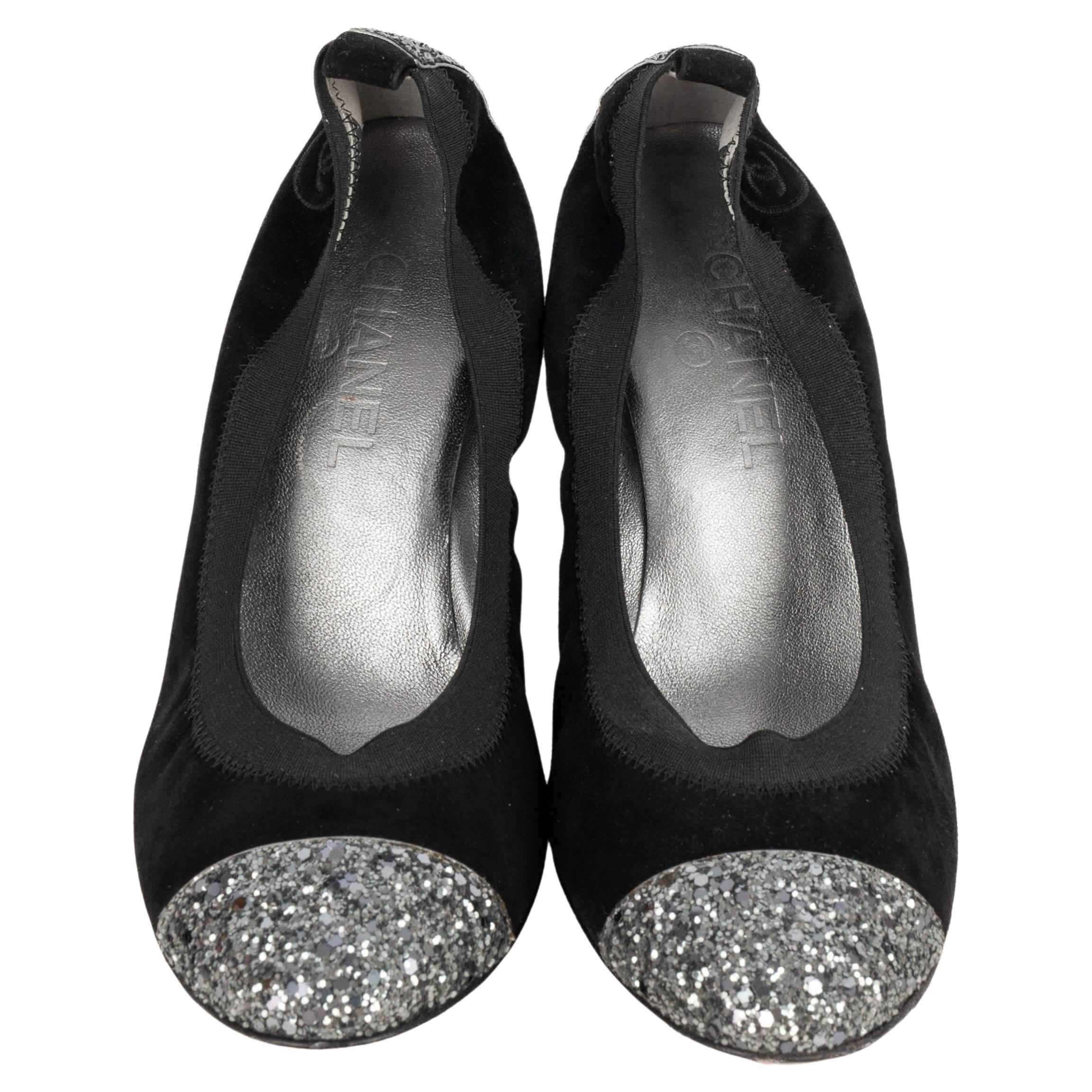 Chanel sequined pumps For Sale