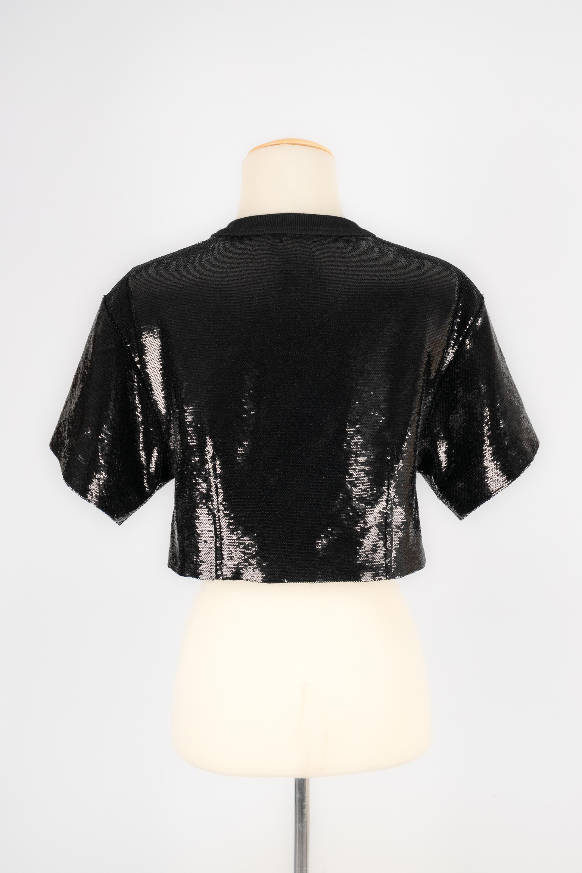 Top con paillettes Chanel In condizioni ottime in vendita a SAINT-OUEN-SUR-SEINE, FR