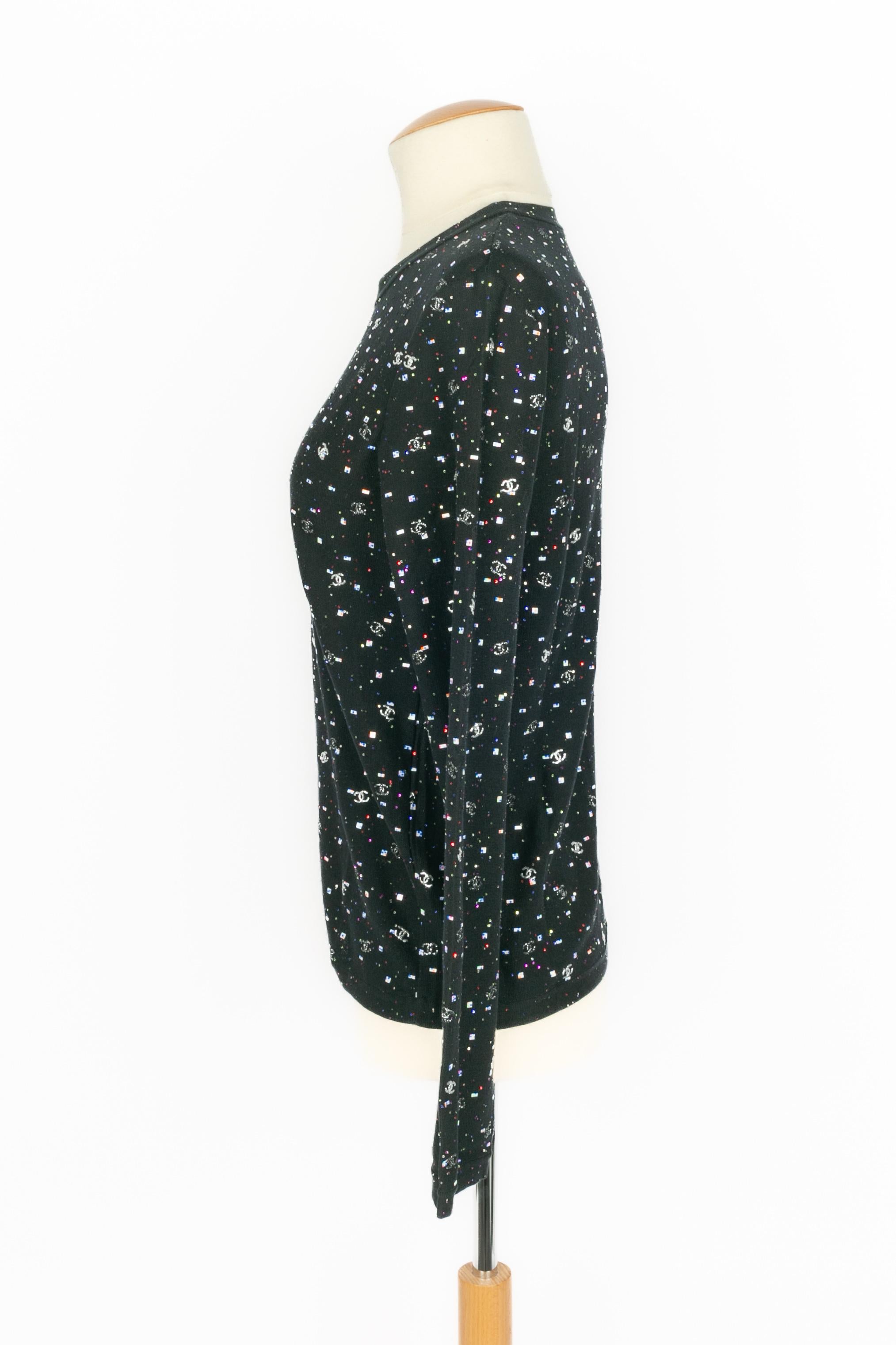 Chanel sequined top For Sale 1