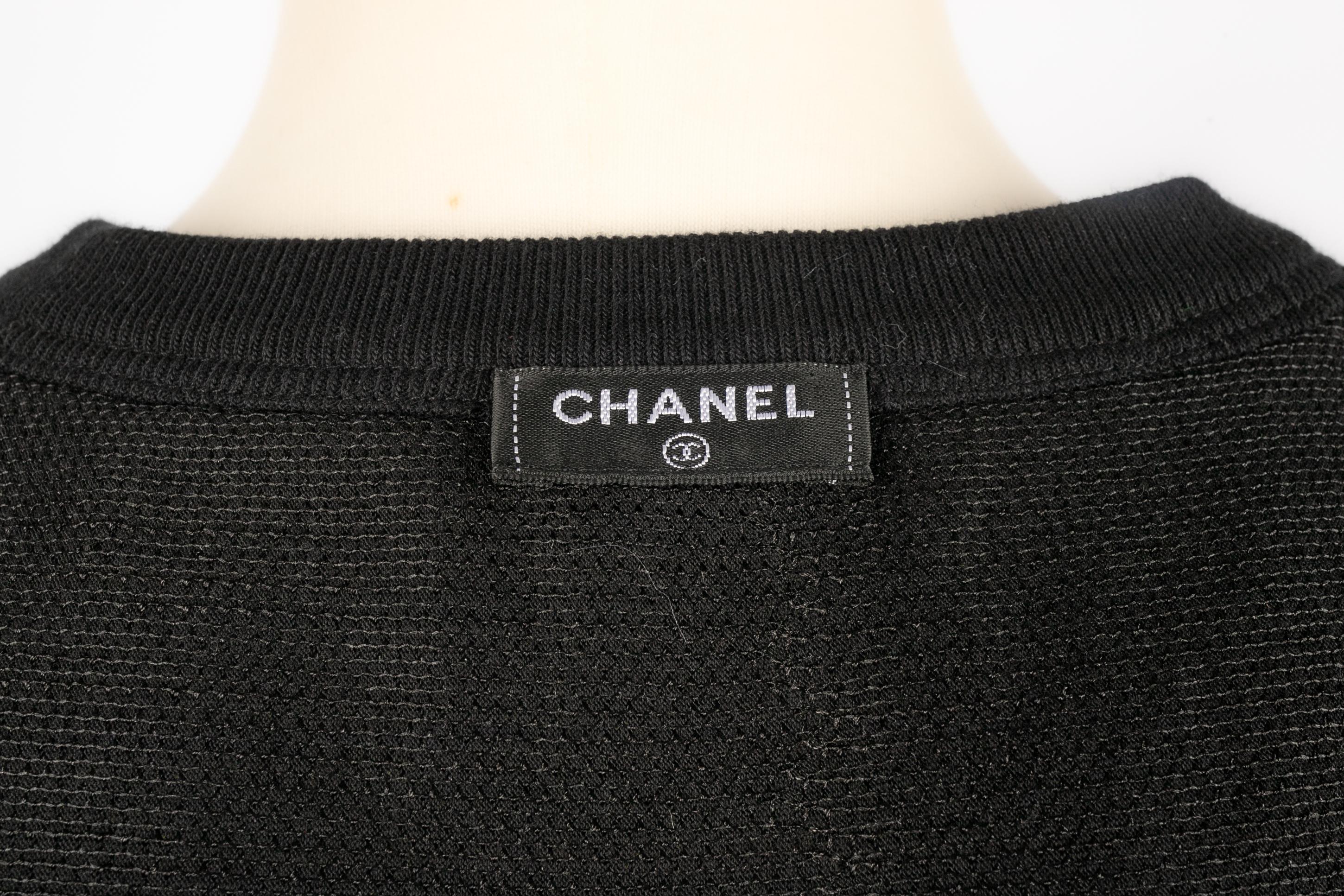 Top con paillettes Chanel in vendita 2