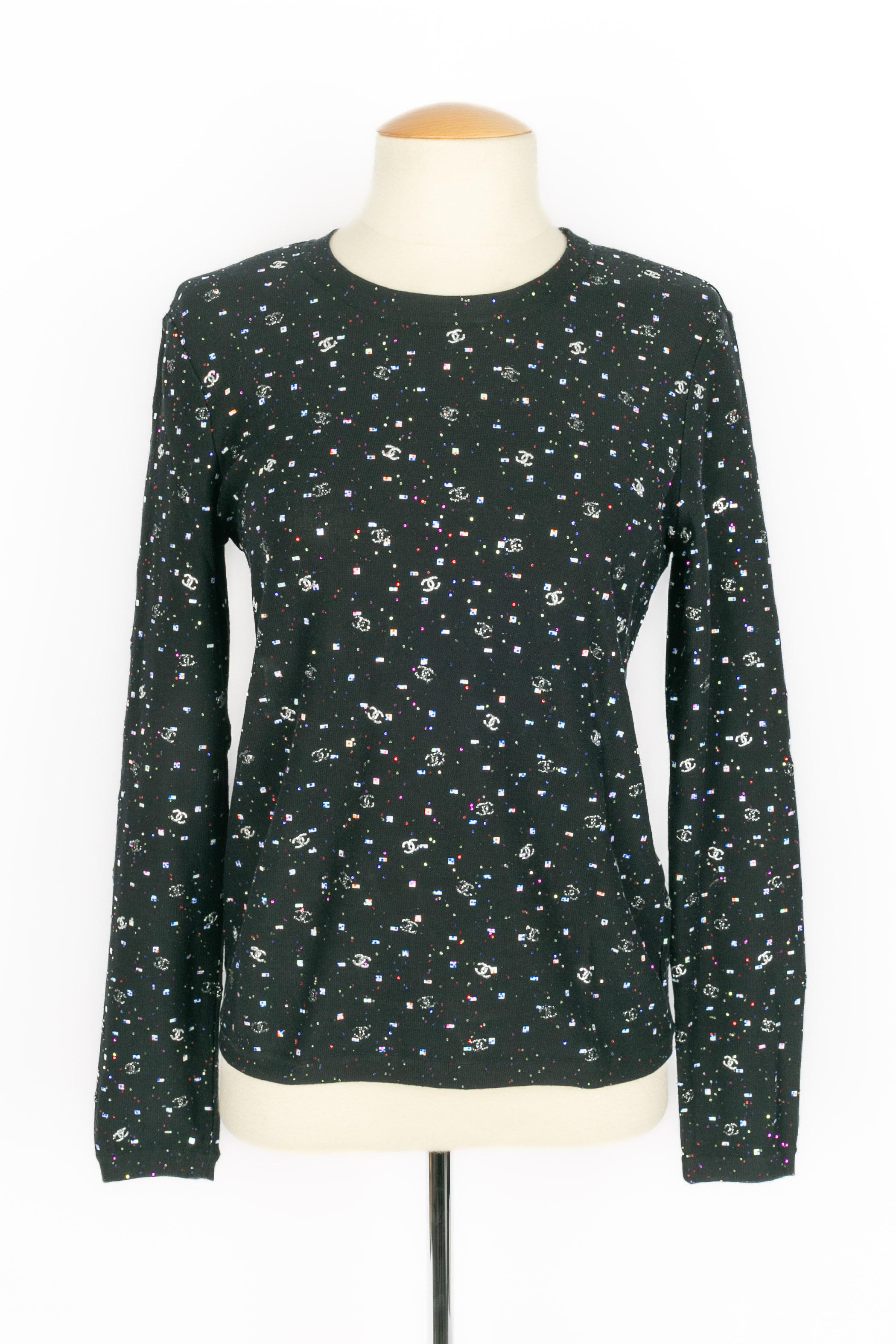 Chanel sequined top For Sale