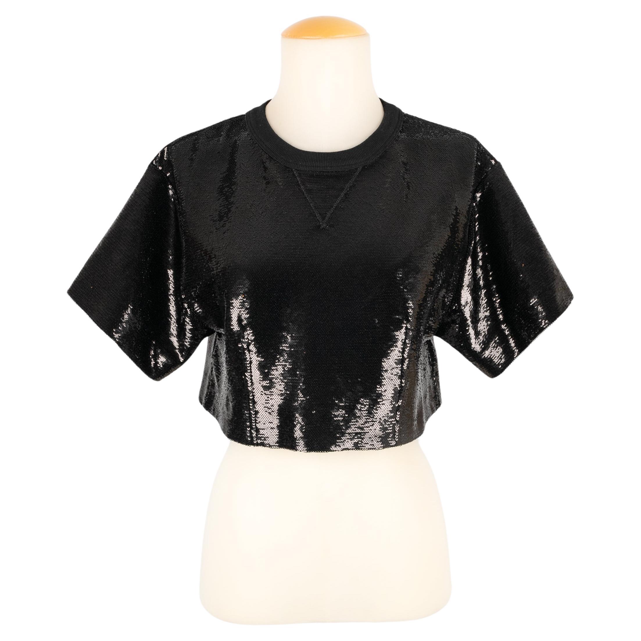 Top con paillettes Chanel
