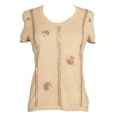 Top in lana con paillettes Chanel, primavera 2006