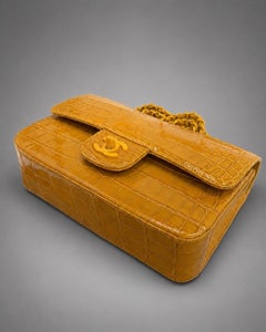 Chanel Series 4 Vintage Crocodile Small Flap Bag
