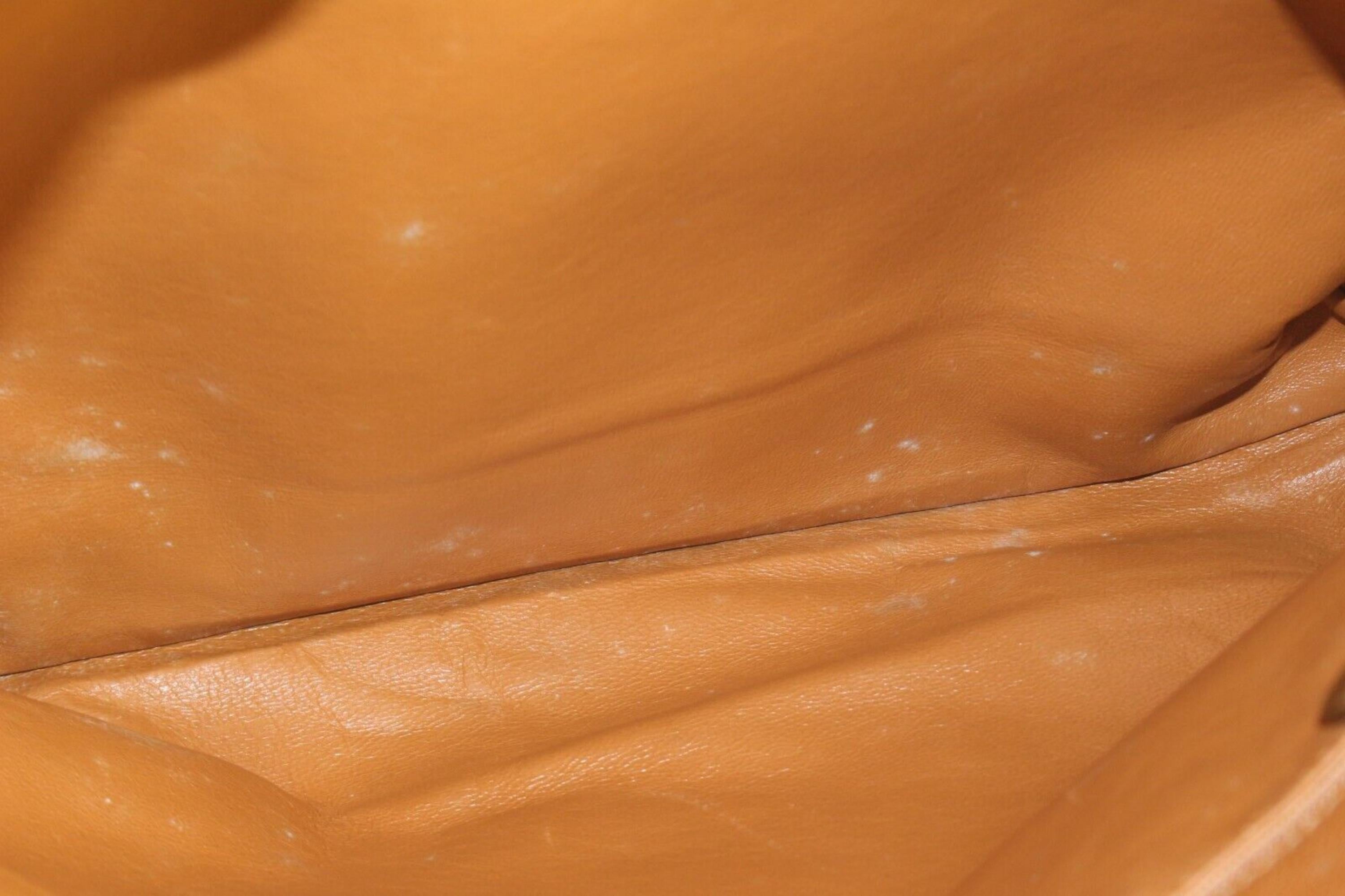 Sac cabas porté épaule en cuir texturé brun clair Sesame de Chanel 1C0502 Bon état - En vente à Dix hills, NY