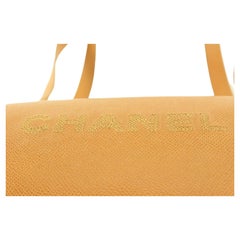 Chanel Sesame Braun Tan Kaviar Leder Umhängetasche Tote 1C0502