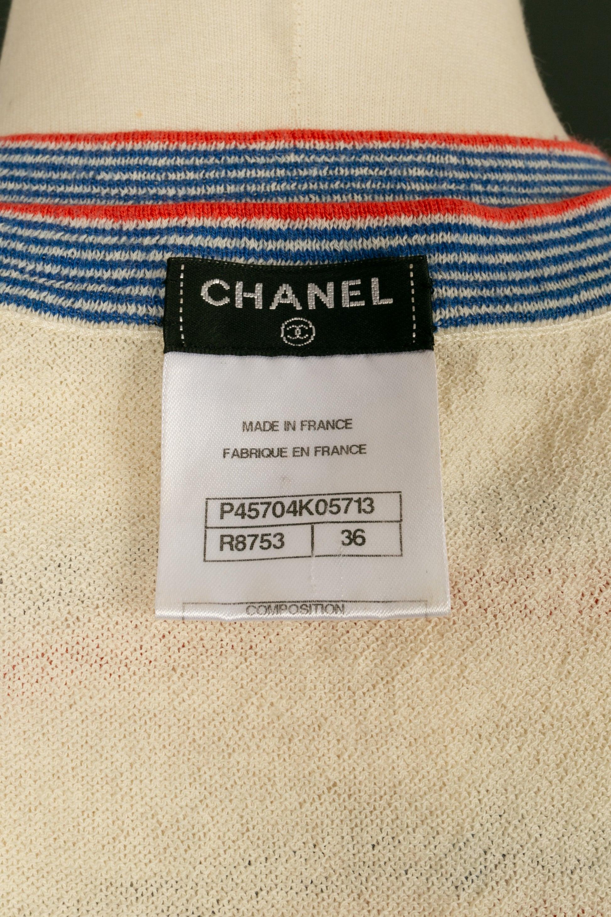 Ensemble Chanel composé d'une robe et d'un long cardigan en vente 6
