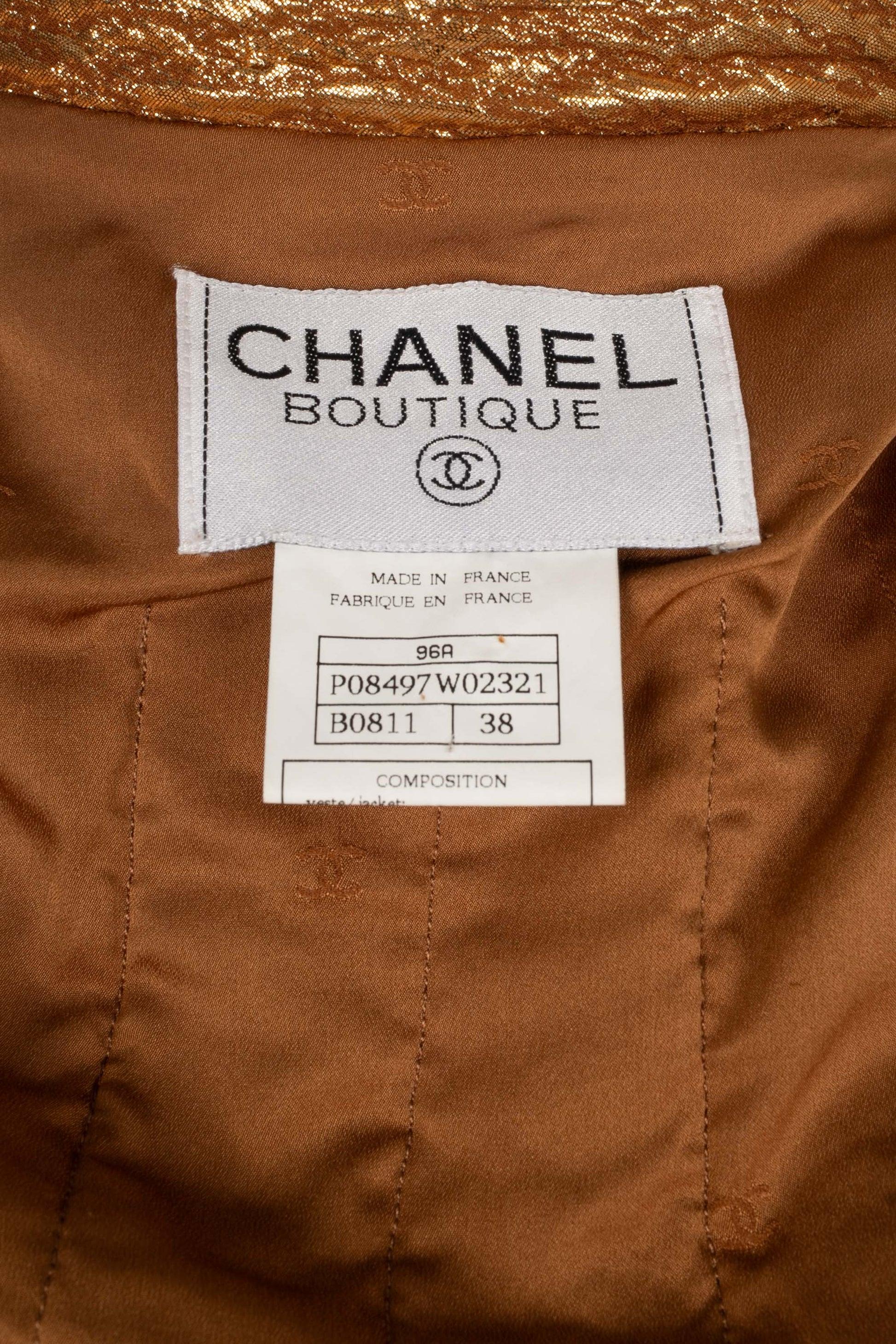 Set di giacca, pantaloni e top Chanel, 1996 in vendita 6