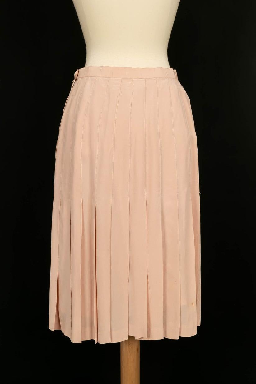 Chanel Set Top, Skirt and Pale Pink Silk Vest 3