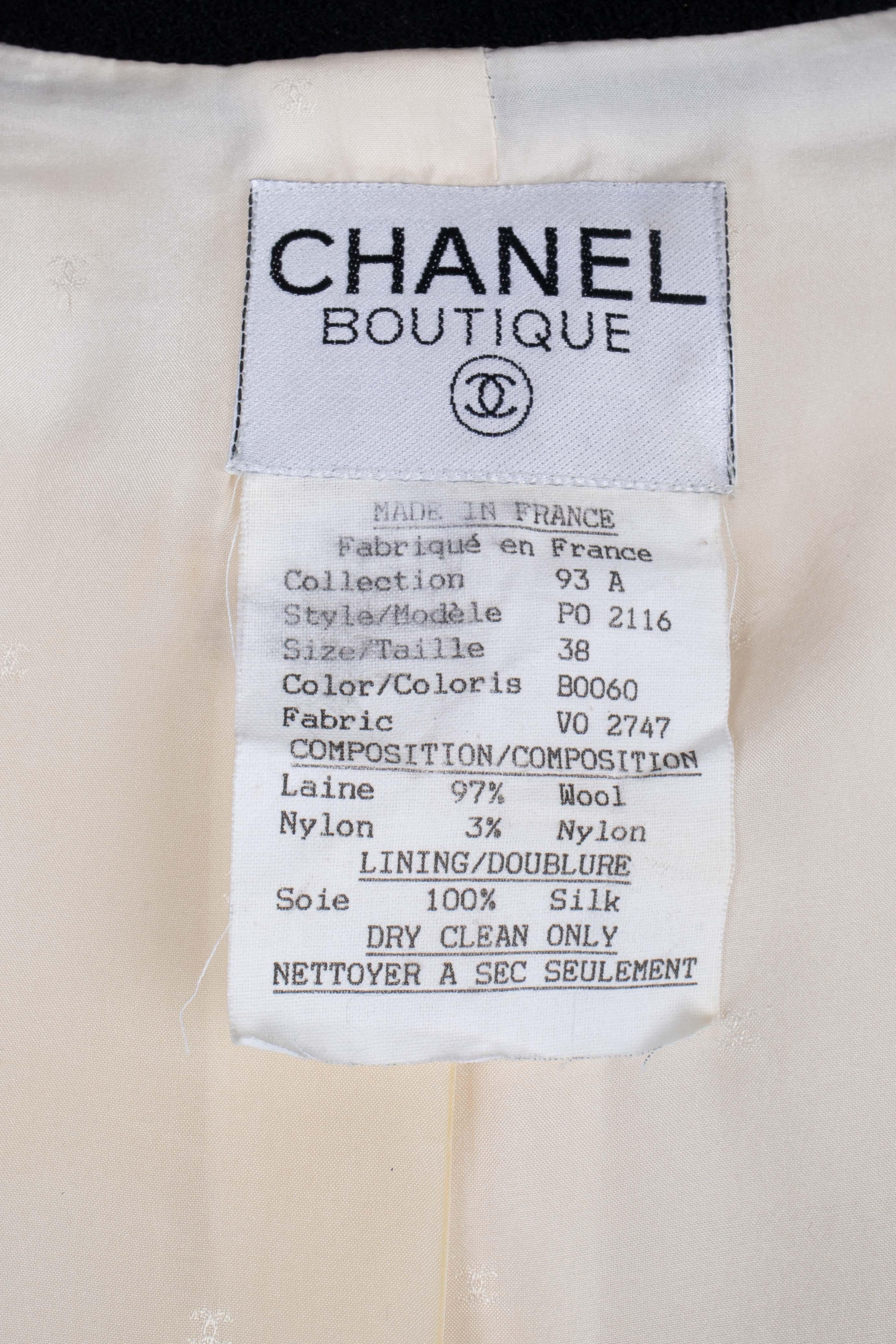 Set Chanel Inverno 1993 in vendita 10