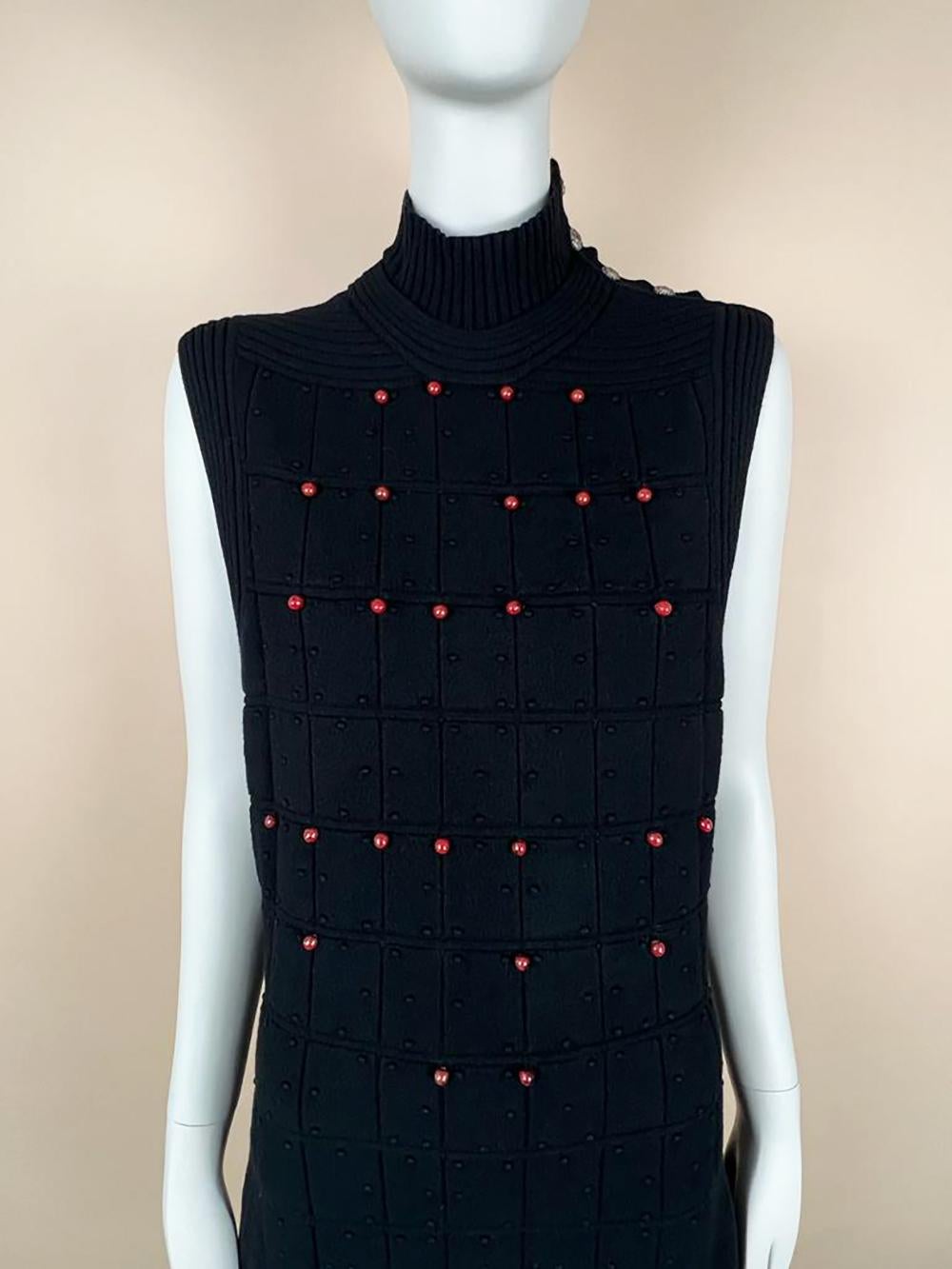 Chanel Shanghai CC Buttons Little Black Dress 1