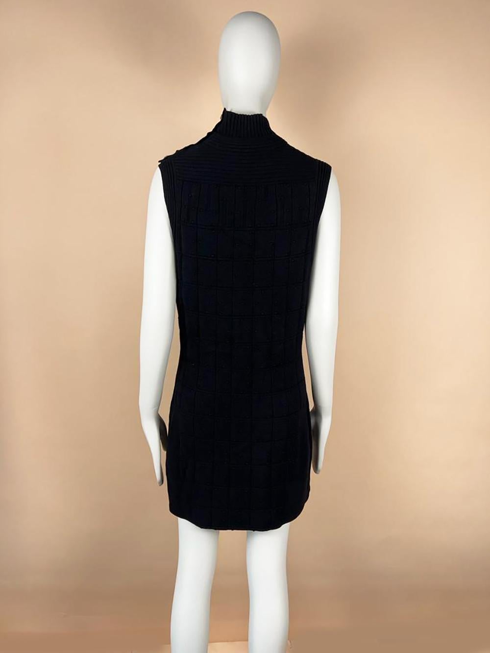Chanel Shanghai CC Buttons Little Black Dress For Sale 2