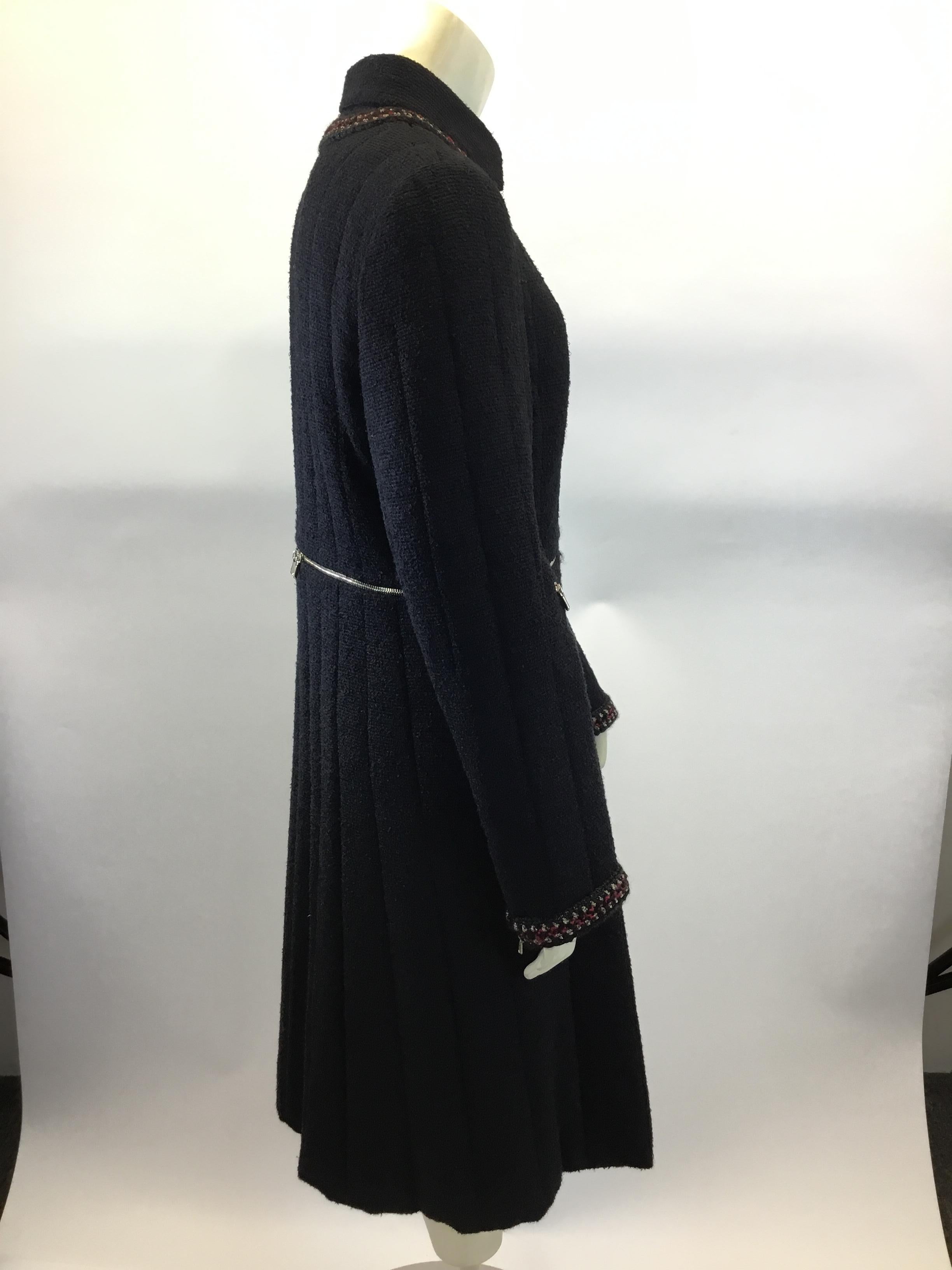 Chanel 'Shanghai' Wool Coat In Good Condition For Sale In Narberth, PA