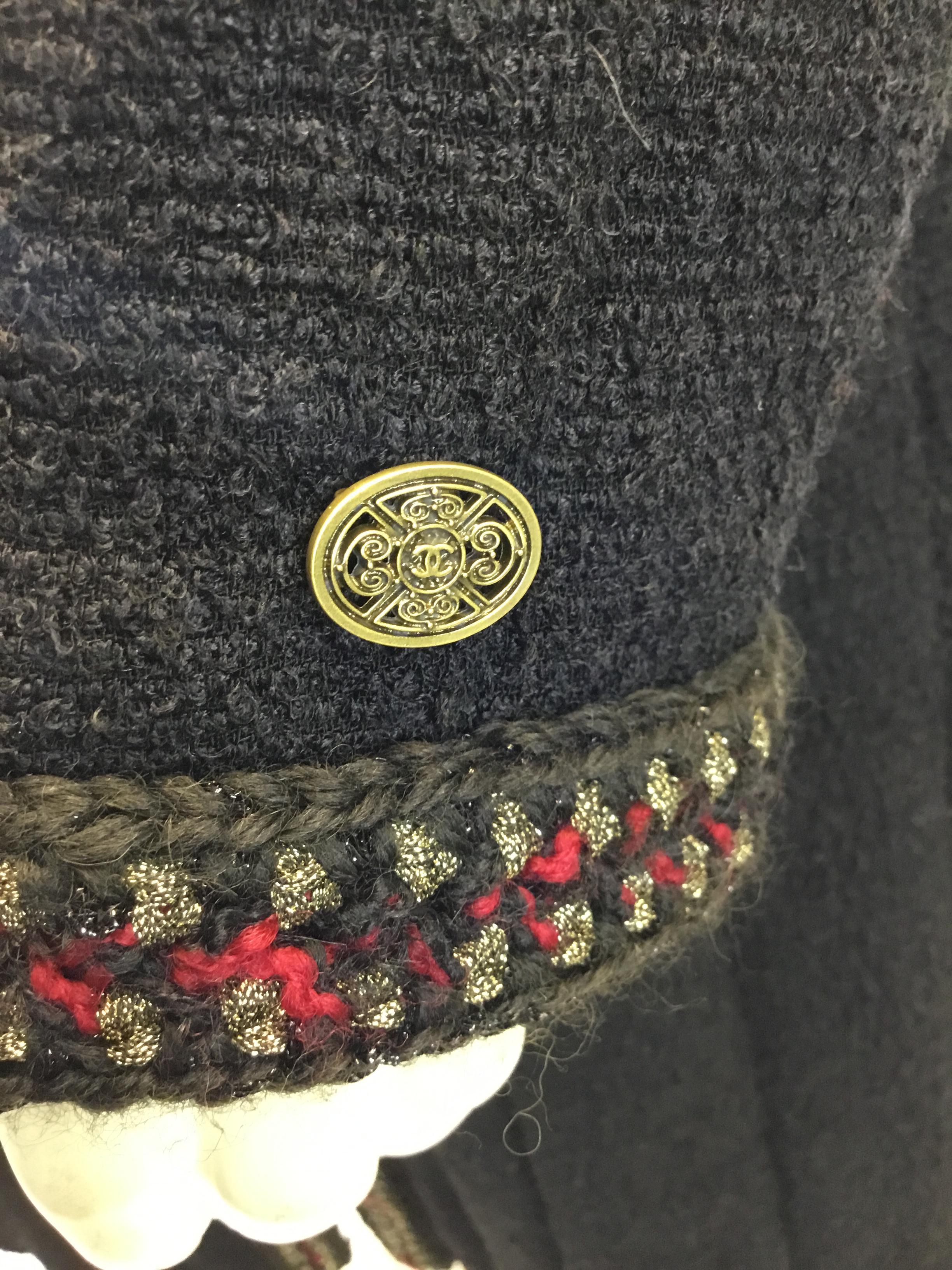 Chanel 'Shanghai' Wool Coat For Sale 2