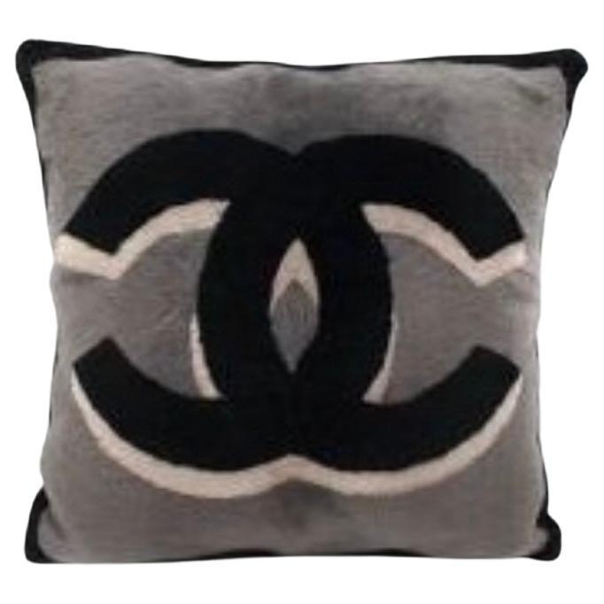 Chanel Shearling and Cashmere Pillow For Sale