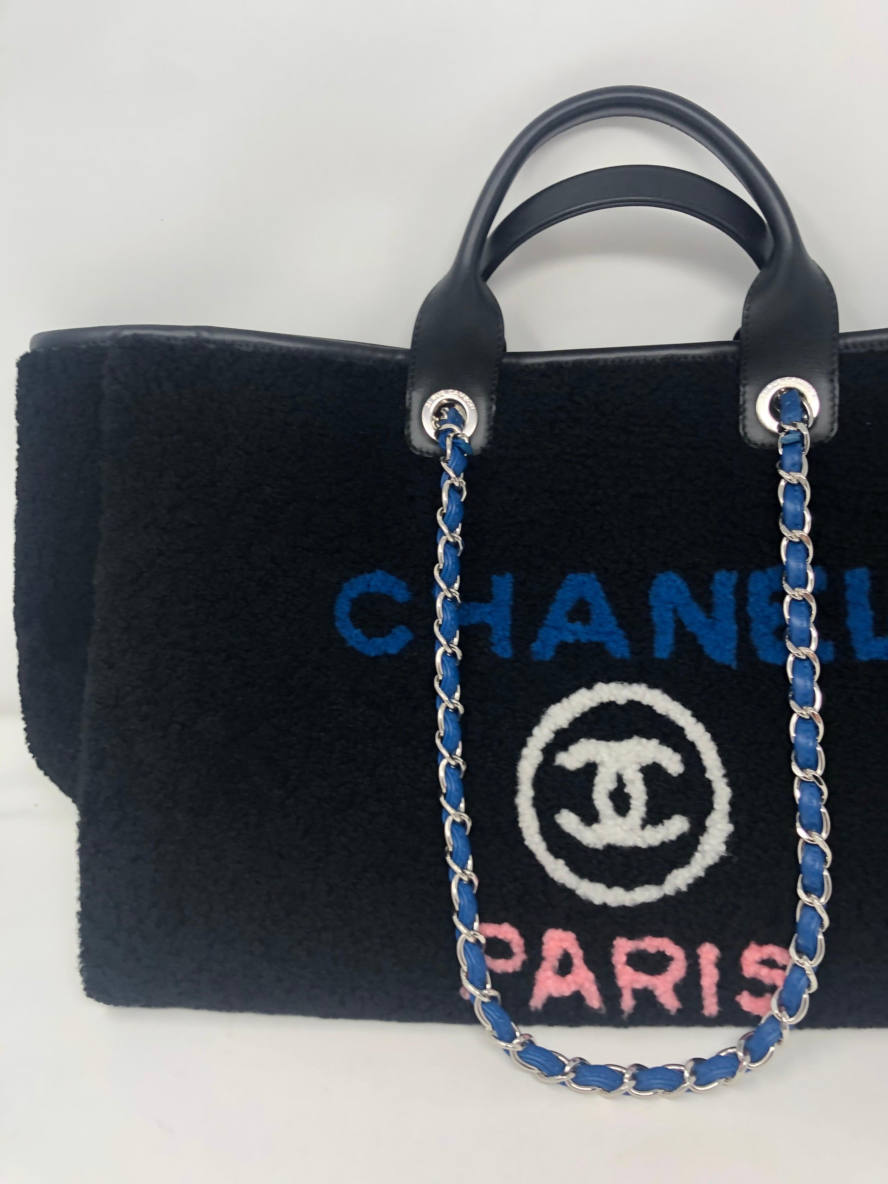 chanel shearling bag