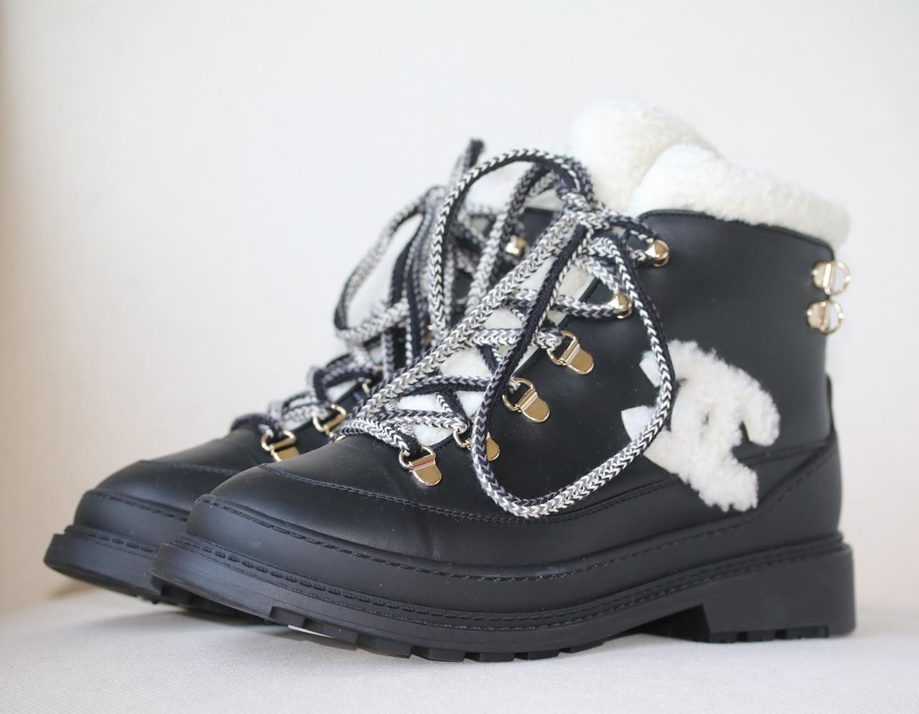 chanel snow boots