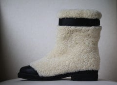 Chanel Shearling Short Boots