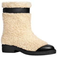 Chanel Shearling Short Boots